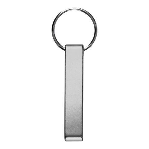 Porte-clés en aluminium recyclé Anneliese argent