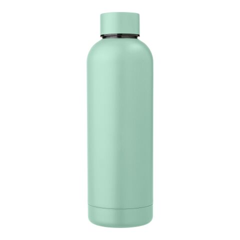 Gourde en acier inoxydable recyclé Isaih vert pastel | sans marquage | non disponible | non disponible