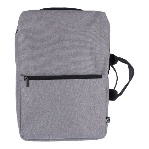 Sac à dos porte-ordinateur de 15&#039;&#039; en polyester rPET 300D Mallory gris clair | sans marquage | non disponible | non disponible