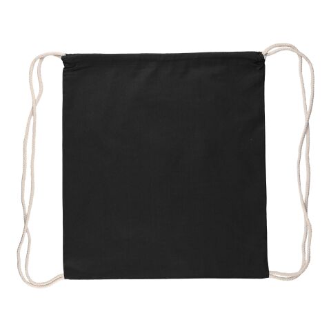 Sac à dos en coton Oeko-Tex 140 g/m2 Bridget noir | sans marquage | non disponible | non disponible