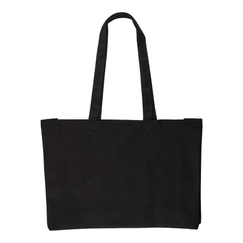 Sac shopping en coton Oeko-Tex 280 g/m2 Hugh noir | sans marquage | non disponible | non disponible
