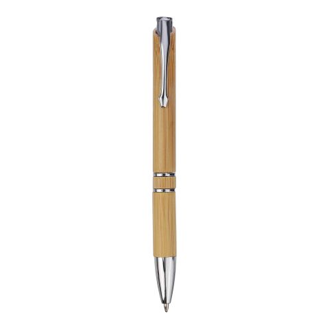 Stylo bille en bambou et plastique Deborah marron | sans marquage | non disponible | non disponible