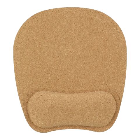 Tapis de souris ergonomique en liège Edwin marron | sans marquage | non disponible | non disponible