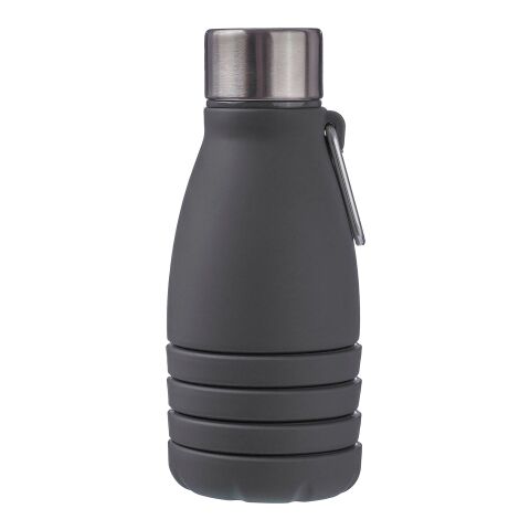 Gourde pliable de 550 ml en silicone Erin noir | sans marquage | non disponible | non disponible