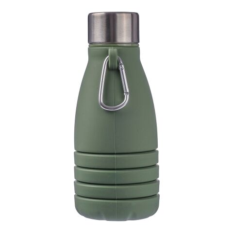 Gourde pliable de 550 ml en silicone Erin vert | sans marquage | non disponible | non disponible