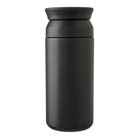 Mug double paroi en acier inoxydable Gwen noir | sans marquage | non disponible | non disponible