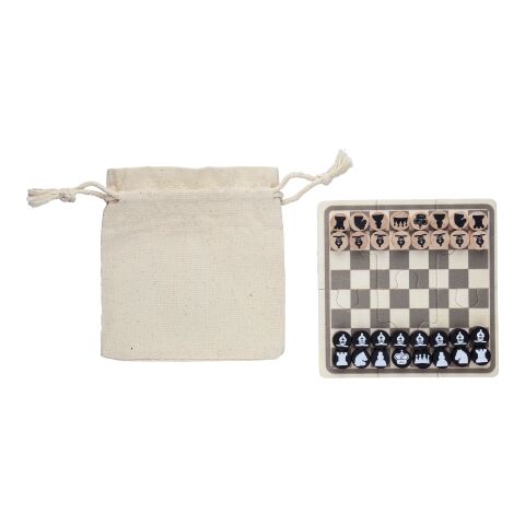 Jeu d&#039;échecs et de dames en bois Hank marron | sans marquage | non disponible | non disponible
