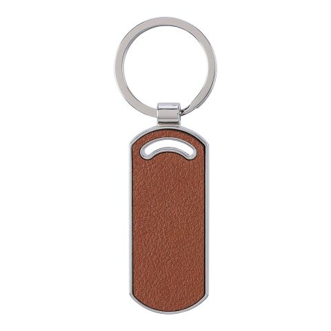 Porte-clé en cuir recyclé Jill marron | sans marquage | non disponible | non disponible