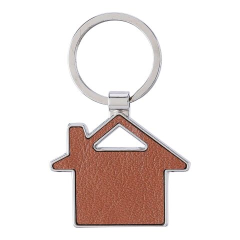 Porte-clé en cuir recyclé Jim marron | sans marquage | non disponible | non disponible