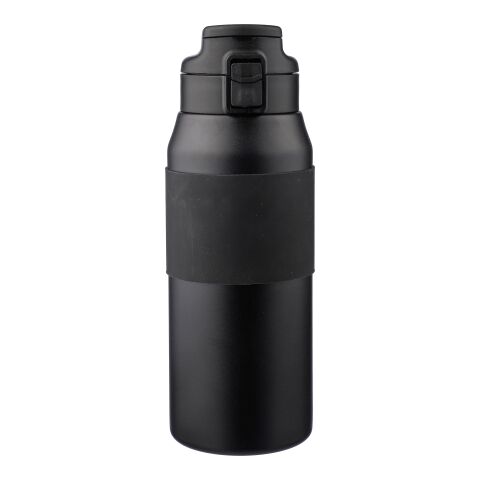 Gourde isotherme de 800 ml en acier inoxydable Katie noir | sans marquage | non disponible | non disponible