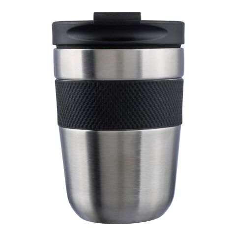 Mug isotherme en acier inoxydable recyclé Keith noir/argent | sans marquage | non disponible | non disponible