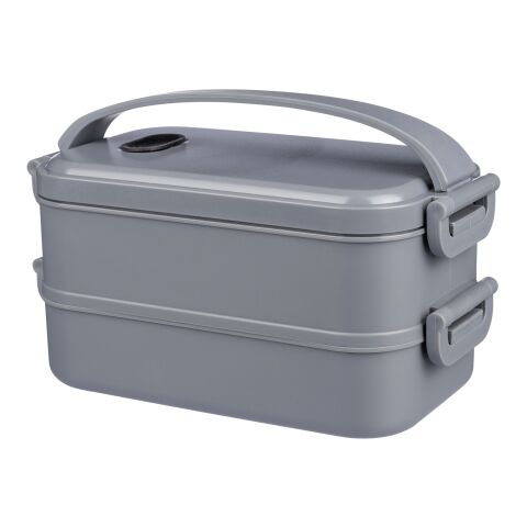 Lunch box en PP d&#039;une capacité totale de 1 600 ml Selwyn blanc | sans marquage | non disponible | non disponible