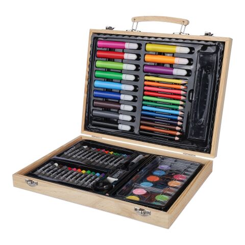 Coffret à dessin en bois Thessaly marron | sans marquage | non disponible | non disponible