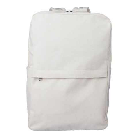 Sac à dos porte-ordinateur en polycoton 330 g/m2 Seraphina beige | sans marquage | non disponible | non disponible