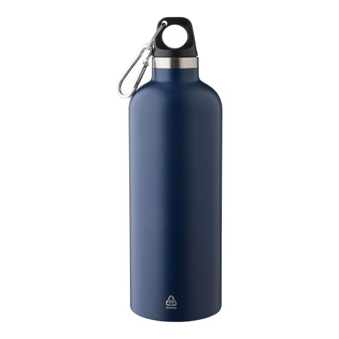 Gourde double paroi de 500 ml en acier inoxydable recyclé Lysandra bleu | sans marquage | non disponible | non disponible