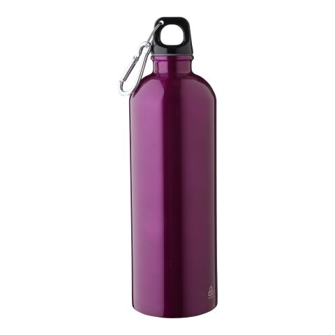 Gourde simple paroi de 750 ml en acier inoxydable recyclé Emeric violet | sans marquage | non disponible | non disponible