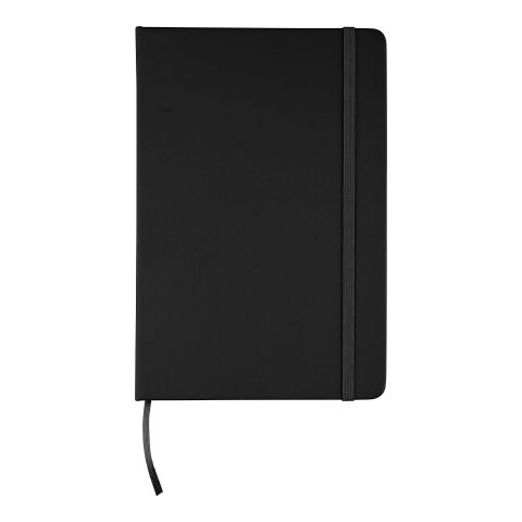 Carnet A5 avec couverture en rPET PU Eamon noir | sans marquage | non disponible | non disponible
