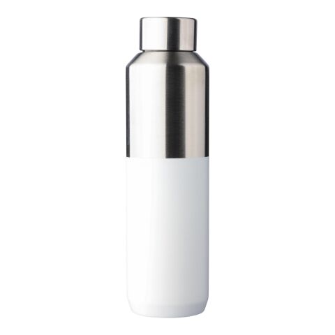 Botella termo de acero inox. reciclado (600 ml) Esen blanc | sans marquage | non disponible | non disponible