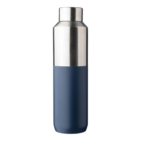 Botella termo de acero inox. reciclado (600 ml) Esen bleu | sans marquage | non disponible | non disponible