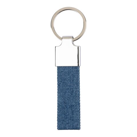 Llavero de tela vaquera Enzi bleu | sans marquage | non disponible | non disponible