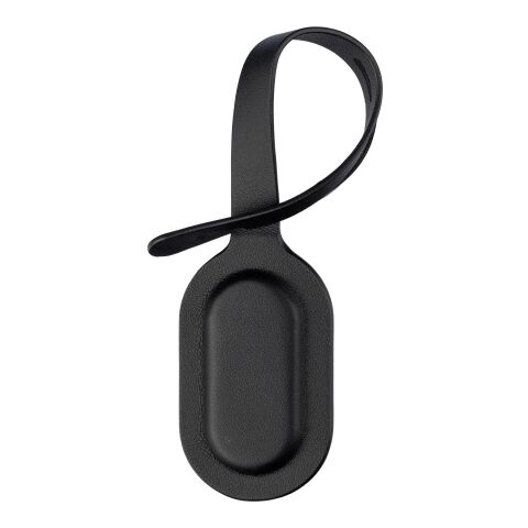 Etiqueta de equipaje de PU reciclado Kaia noir | sans marquage | non disponible | non disponible