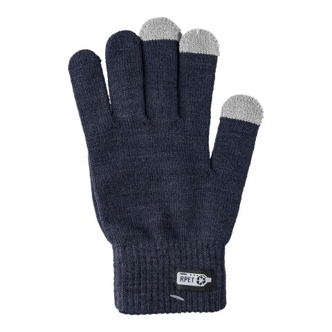 Guantes táctiles de rPET Nira bleu | sans marquage | non disponible | non disponible