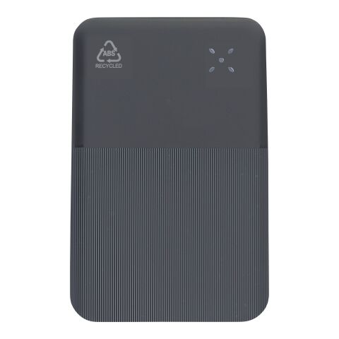 Power bank en ABS recyclé Tavi noir | sans marquage