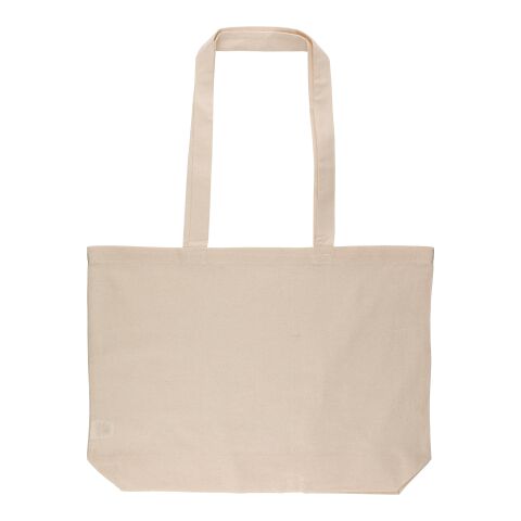 Sac shopping en coton Oeko-Tex® 140 g/m2 Isak beige | sans marquage