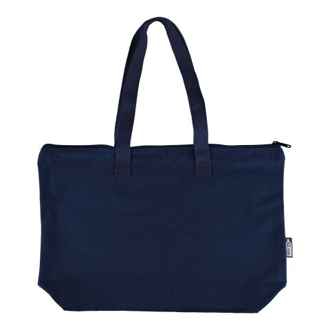 Sac shopping en polycoton recyclé 330 g/m2 Malina bleu | sans marquage | non disponible | non disponible