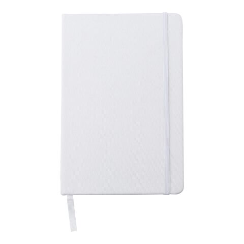 Carnet A5 en rPET Samira blanc | sans marquage | non disponible | non disponible