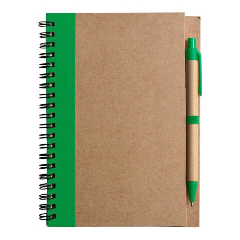 Carnet à spirale Stella vert | sans marquage | non disponible | non disponible