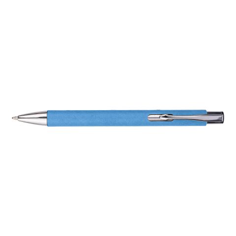 Stylo bille en carton recyclé Debra bleu clair | sans marquage | non disponible | non disponible