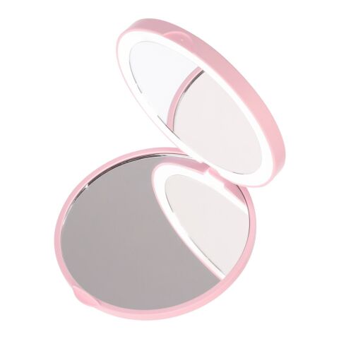 Miroir de poche Mirlo | Recyclé rose clair