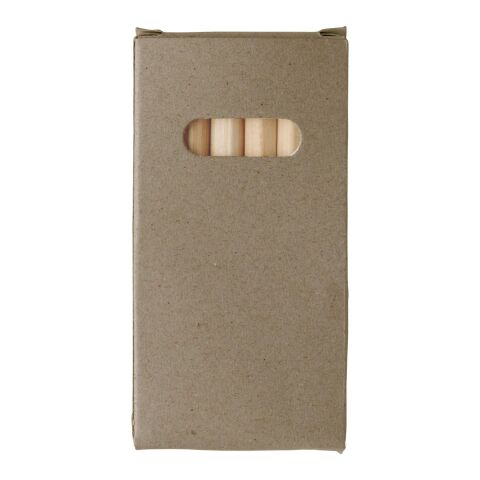 Set de 6 crayons de couleur. gris