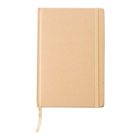 Carnet A5 en carton recyclé Gianni beige