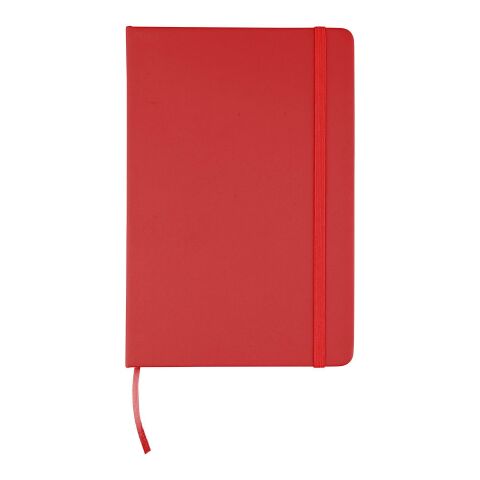 Carnet A5 avec couverture en rPET PU Eamon rouge