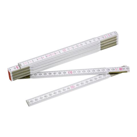 Mètre-ruban Stabila en bois de 2 m blanc