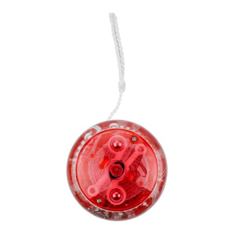 Yoyo lumineux en plastique translucide.
