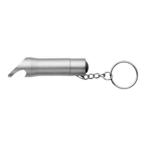 Porte-clés torche 3 LEDS argent