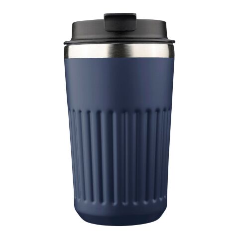 Mug double paroi en acier inoxydable recyclé de 400 ml Chiara bleu