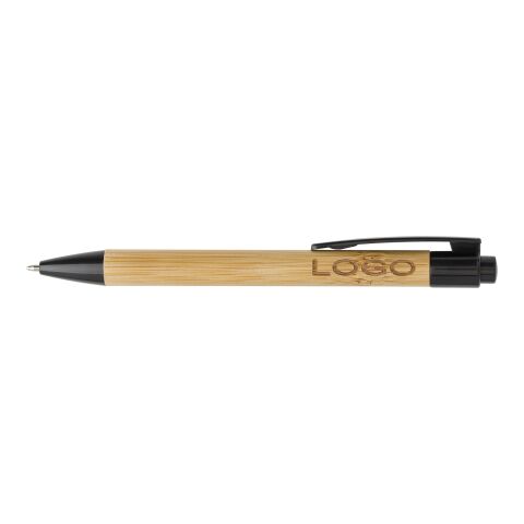 Stylo bille en bambou bleu | sans marquage | non disponible | non disponible