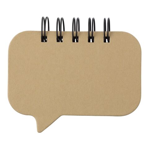 Carnet à spirale avec papiers marron | sans marquage | non disponible | non disponible