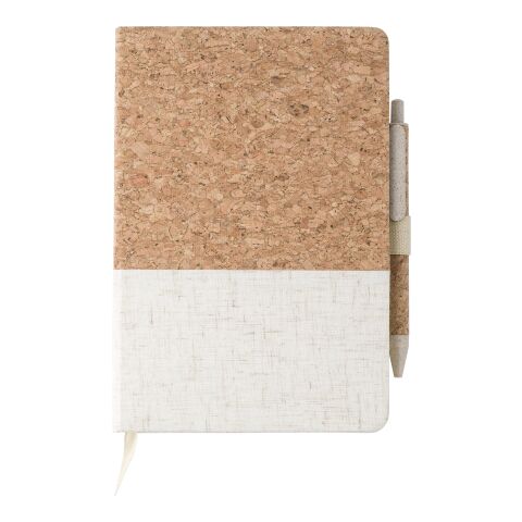 Carnet A5 avec couverture en liège. marron | sans marquage | non disponible | non disponible