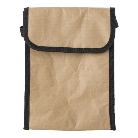 Lunch bag isotherme en papier laminé. marron | sans marquage | non disponible | non disponible