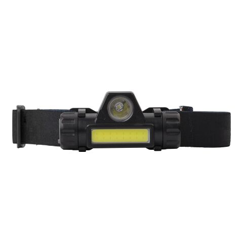 Lampe frontale rechargeable en ABS noir | sans marquage | non disponible | non disponible