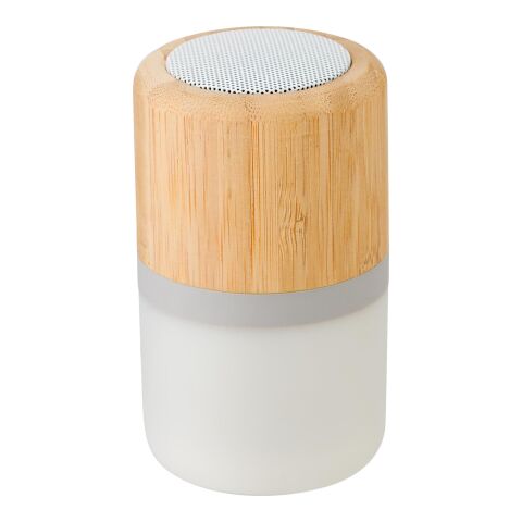 Enceinte lumineuse en ABS et bambou marron clair | sans marquage | non disponible | non disponible