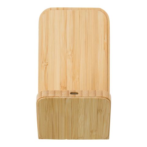 Chargeur à induction en bambou marron clair | sans marquage | non disponible | non disponible
