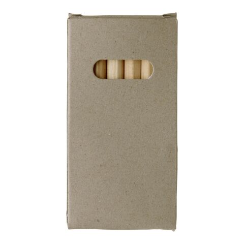 Set de 6 crayons de couleur. gris | sans marquage | non disponible | non disponible