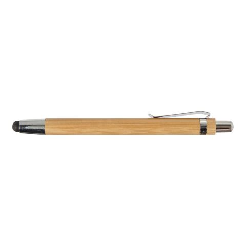 Stylo bille en bamboo avec embout. marron | sans marquage | non disponible | non disponible