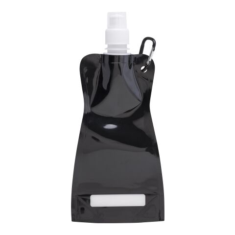 Gourde pliable en PP - 400 ml noir | sans marquage | non disponible | non disponible